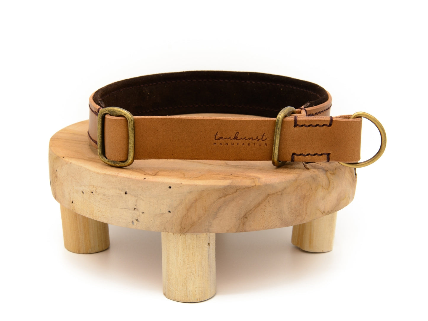 SALE | Zugstopp Lederhalsband 'Wildfang' Camel SALE | Zugstopp Lederhalsband 'Wildfang' Camel