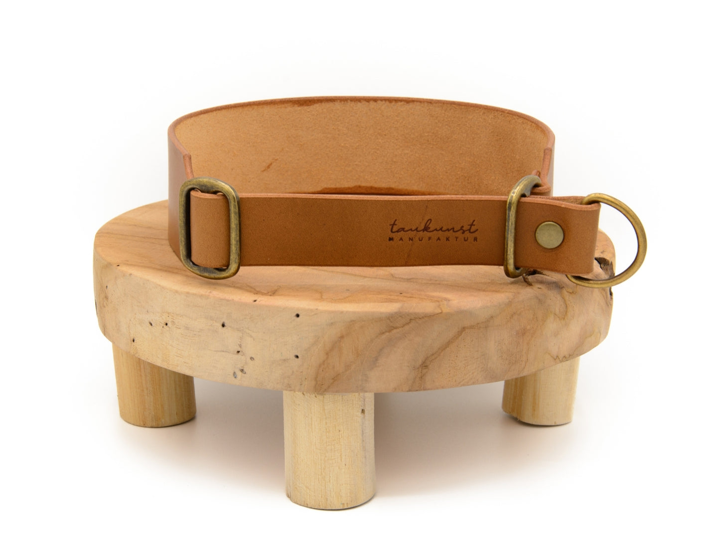 SALE | Zugstopp Lederhalsband 'Waldstreuner' Camel SALE | Zugstopp Lederhalsband 'Waldstreuner' Camel