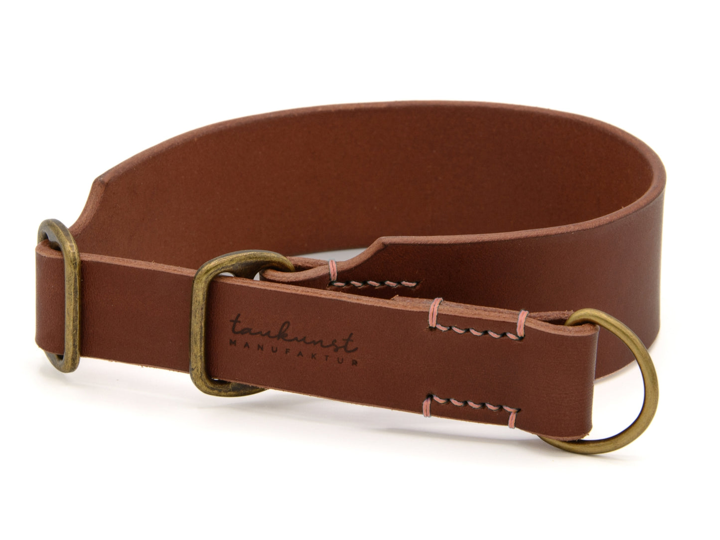 Zugstopp Lederhalsband 'Waldgeist' Braun Zugstopp Lederhalsband 'Waldgeist' Braun