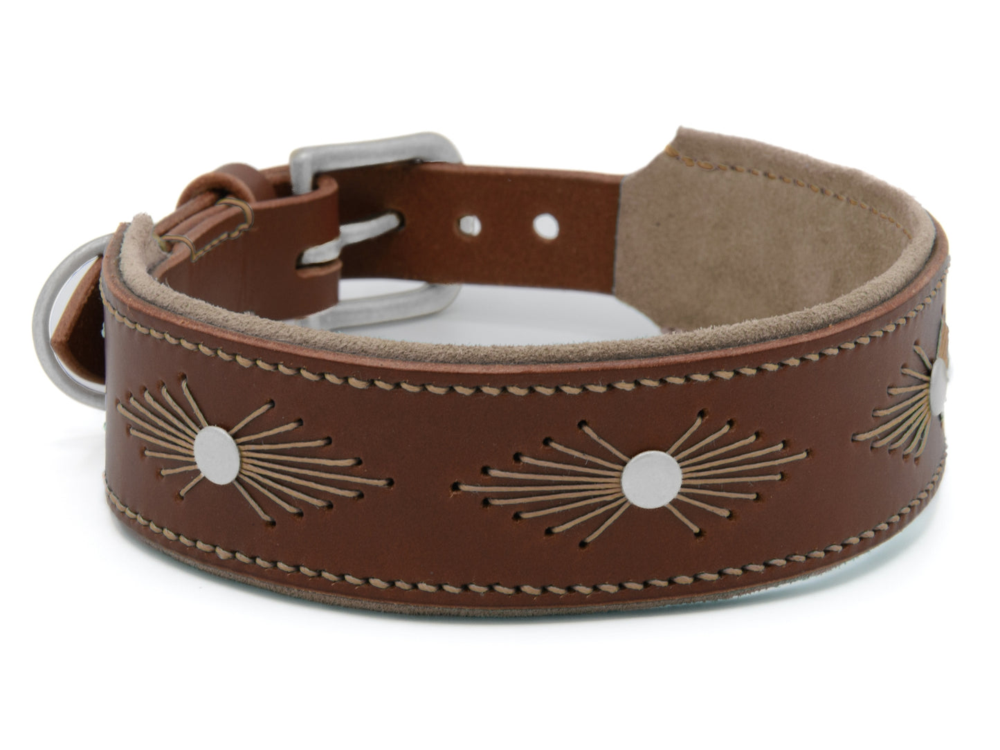 Lederhalsband 'Woodstock' Braun Lederhalsband 'Woodstock' Braun