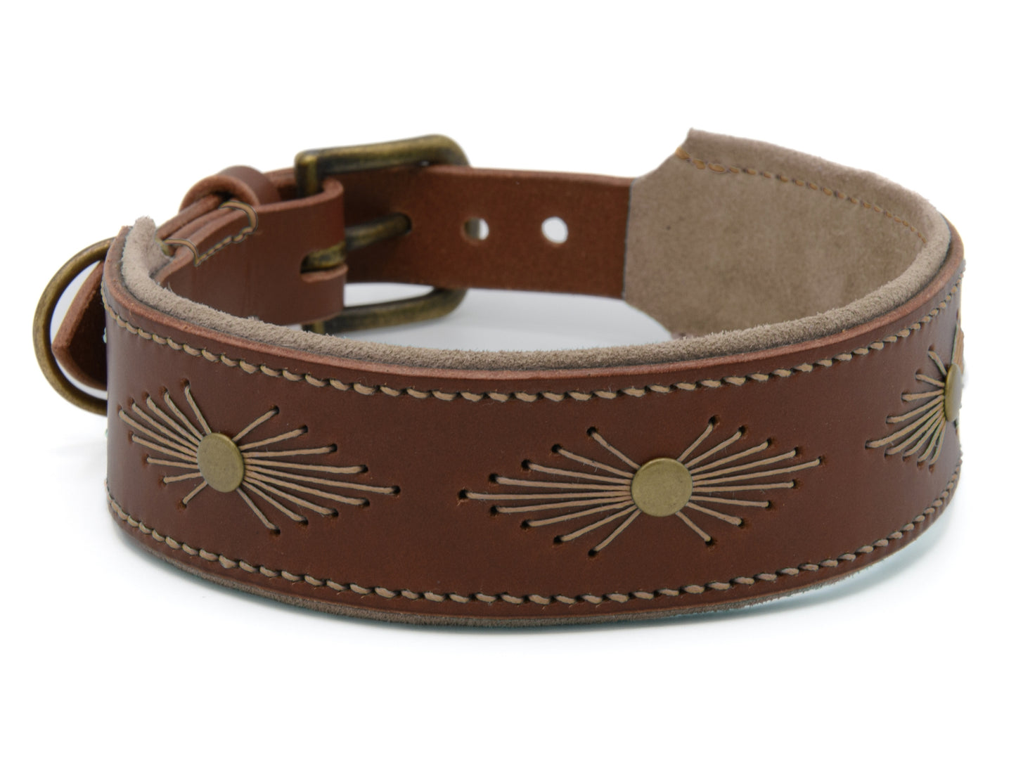 Lederhalsband 'Woodstock' Braun Lederhalsband 'Woodstock' Braun