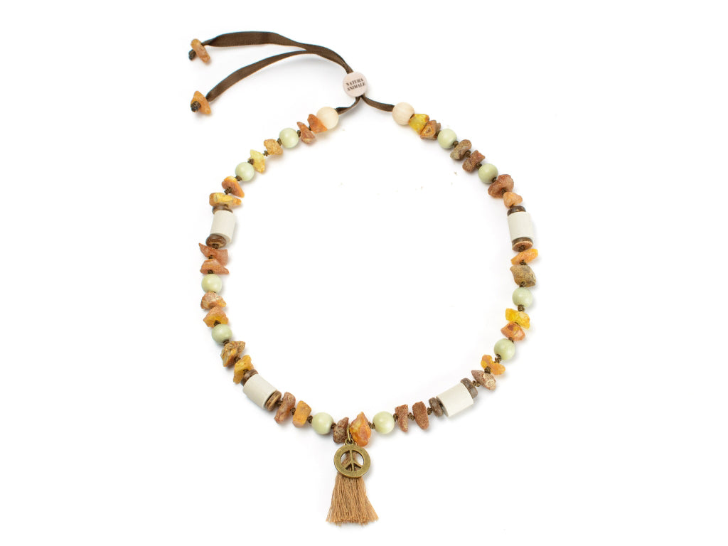 Bernsteinkette Rosari Pastellgrün Bernsteinkette Rosari Pastellgrün