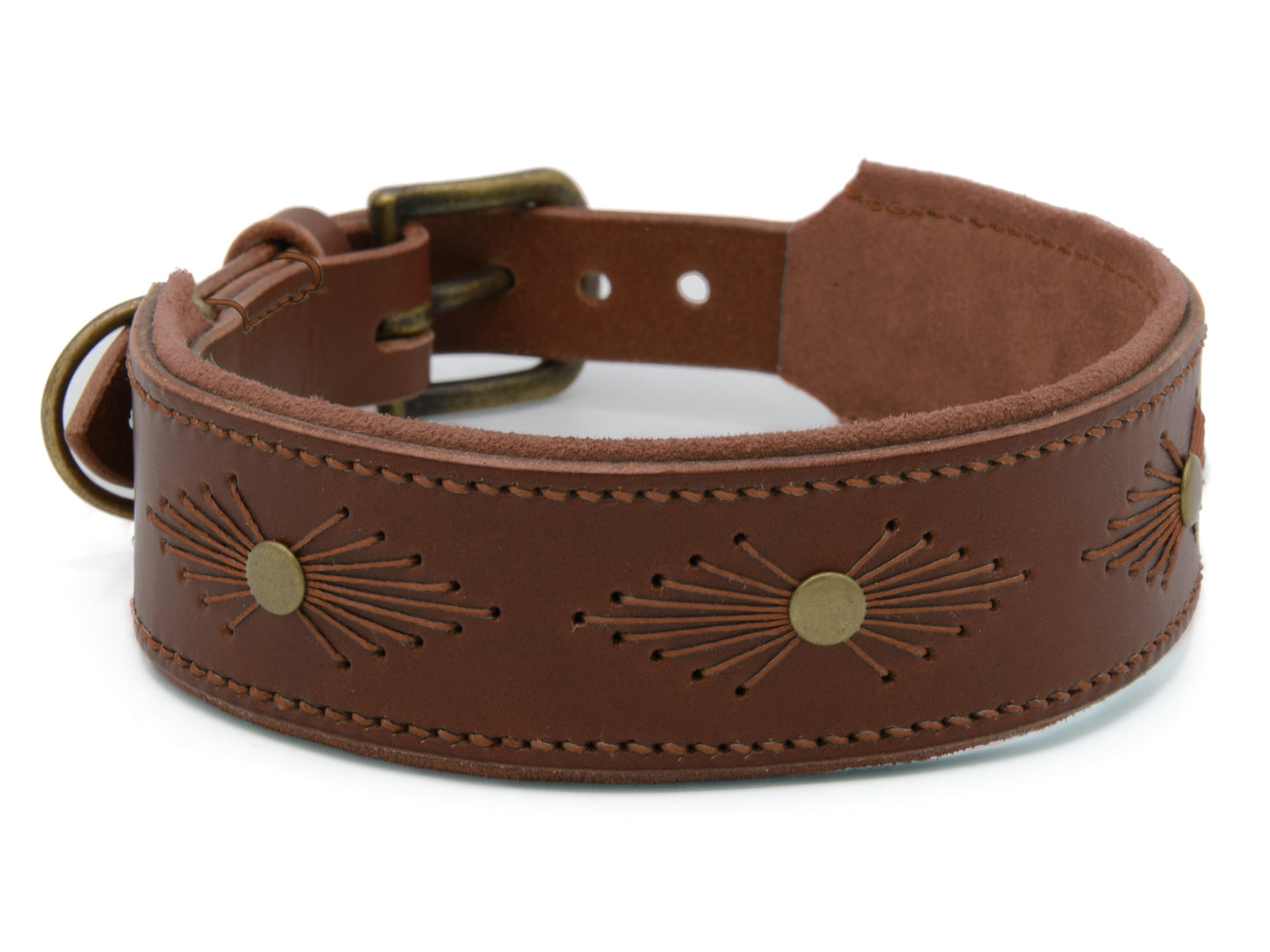 Lederhalsband 'Woodstock' Braun Lederhalsband 'Woodstock' Braun