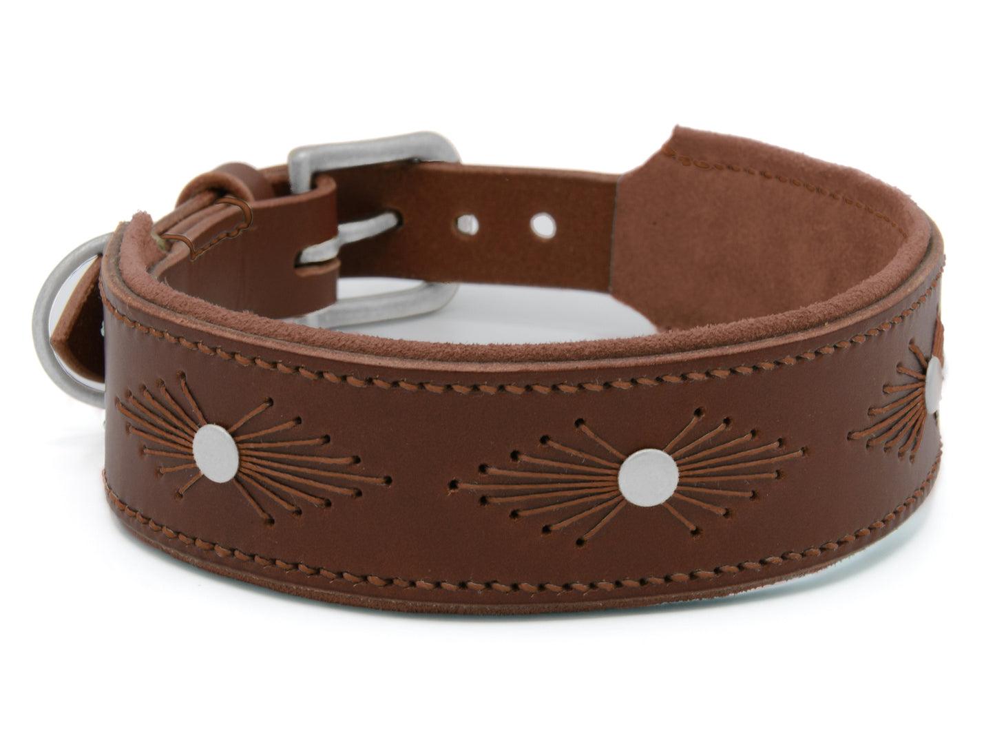 Lederhalsband 'Woodstock' Braun Lederhalsband 'Woodstock' Braun