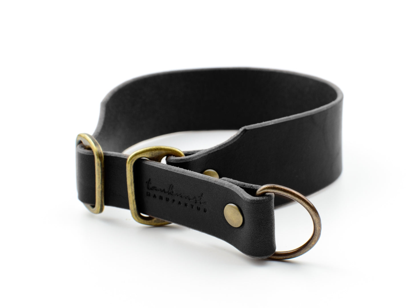 Breites Zugstopp Hundehalsband Leder Hilde Breites Zugstopp Hundehalsband Leder Hilde