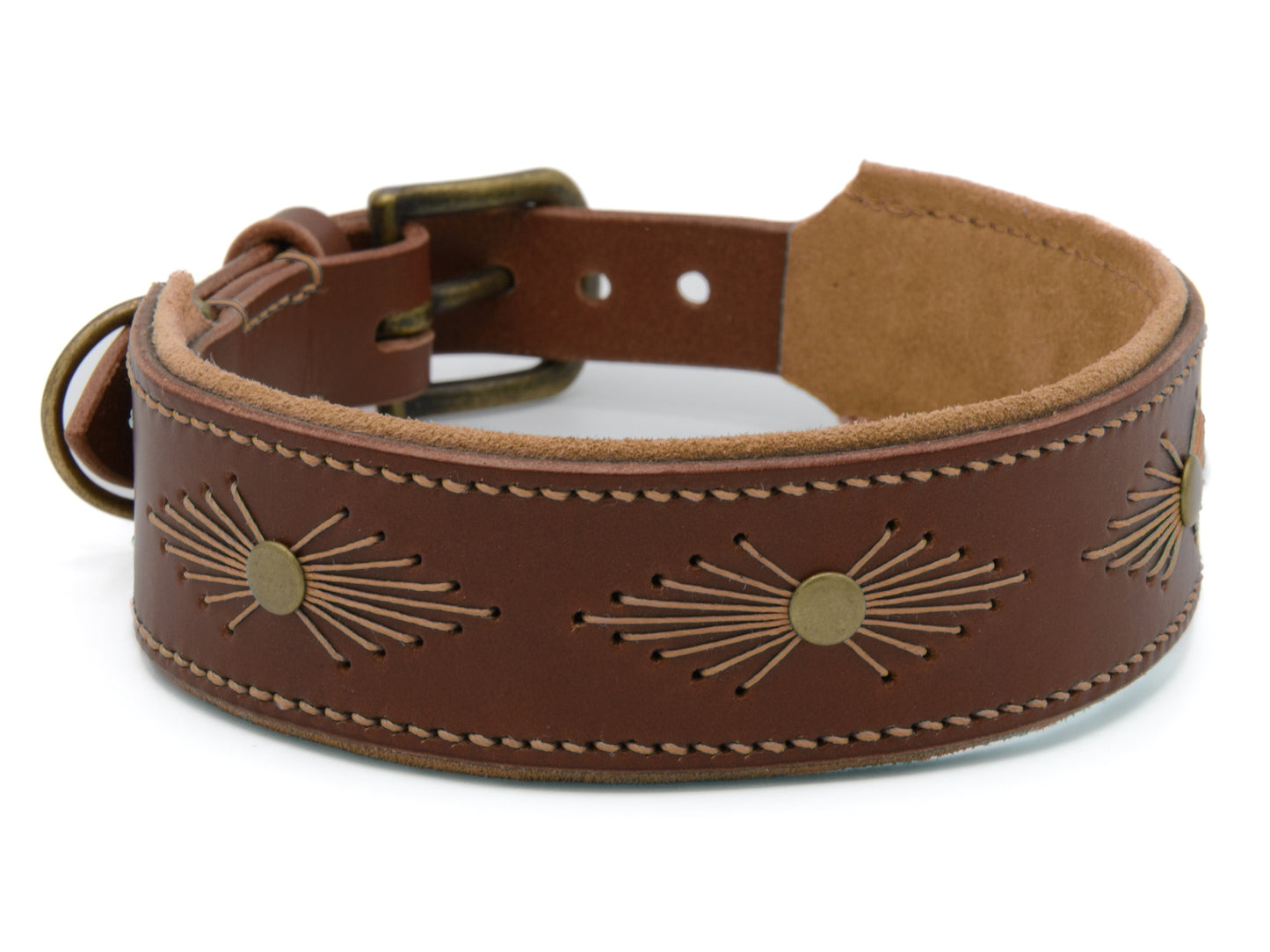 Lederhalsband 'Woodstock' Braun Lederhalsband 'Woodstock' Braun