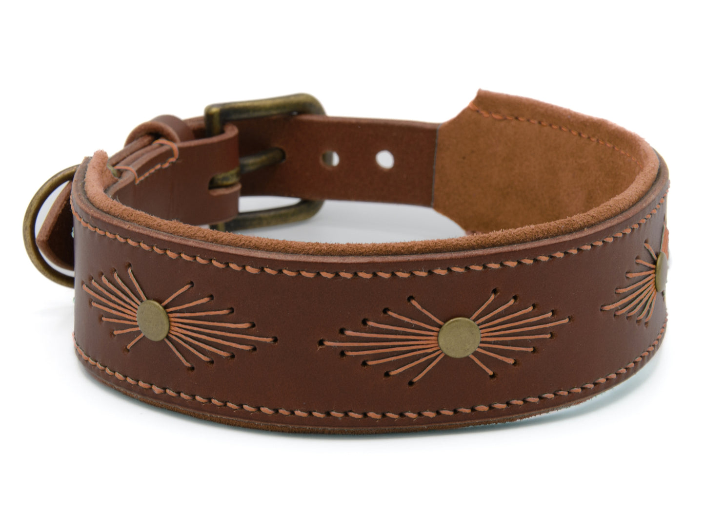 Lederhalsband 'Woodstock' Braun Lederhalsband 'Woodstock' Braun