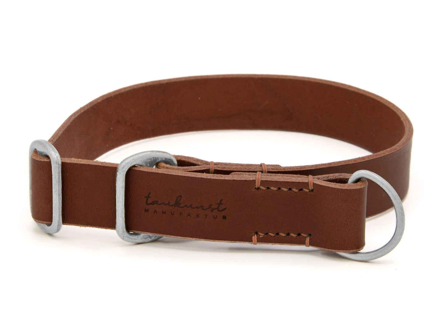 Zugstopp Lederhalsband 'Waldgeist' Braun Zugstopp Lederhalsband 'Waldgeist' Braun