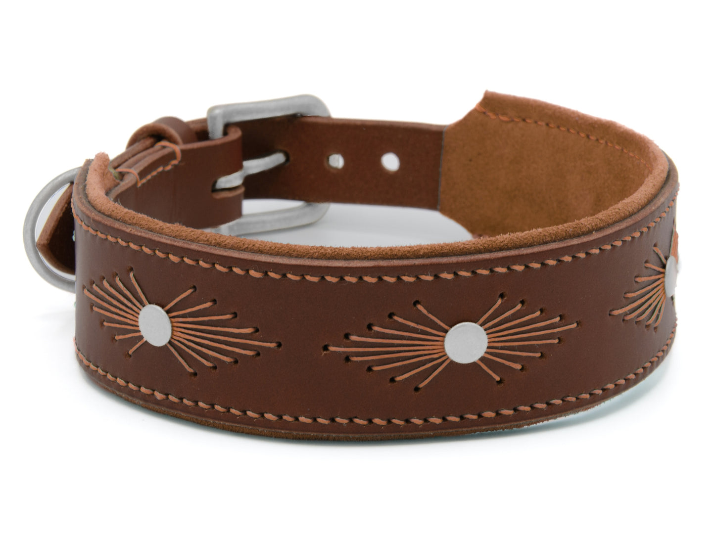 Lederhalsband 'Woodstock' Braun Lederhalsband 'Woodstock' Braun