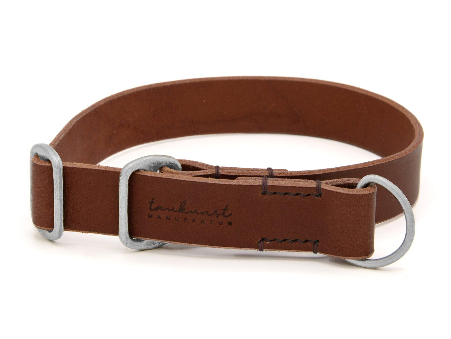 Zugstopp Lederhalsband 'Waldgeist' Braun Zugstopp Lederhalsband 'Waldgeist' Braun