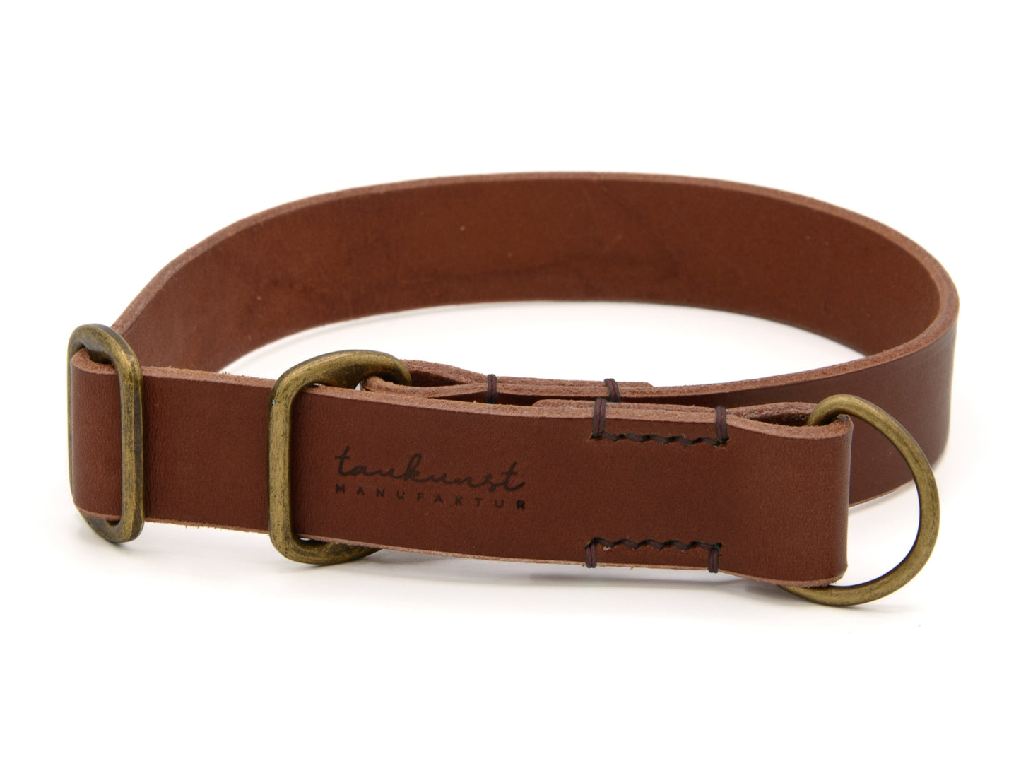 Zugstopp Lederhalsband 'Waldgeist' Braun Zugstopp Lederhalsband 'Waldgeist' Braun
