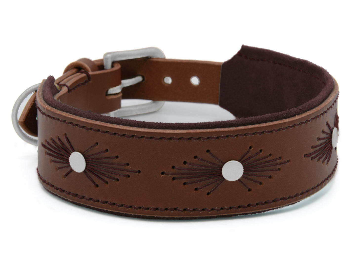 Lederhalsband 'Woodstock' Braun Lederhalsband 'Woodstock' Braun