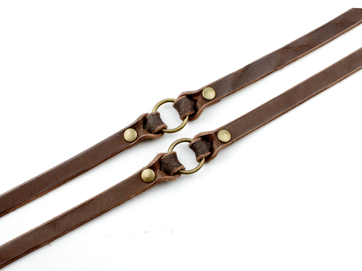 Lederleine Cora für Hunde Detail 1 Hundeleine aus Leder - Lederleine Cora für Hunde Detail 1