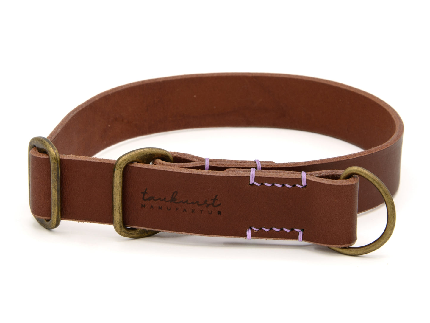 Zugstopp Lederhalsband 'Waldgeist' Braun Zugstopp Lederhalsband 'Waldgeist' Braun