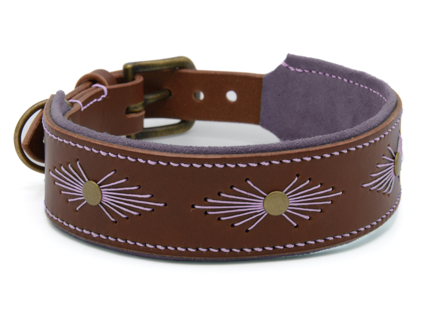 Lederhalsband 'Woodstock' Braun Lederhalsband 'Woodstock' Braun