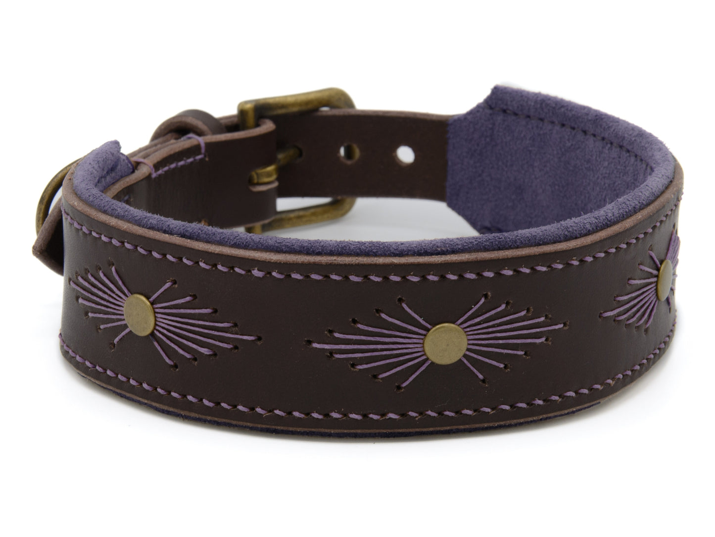 Lederhalsband 'Woodstock' Dunkelbraun Lederhalsband 'Woodstock' Dunkelbraun