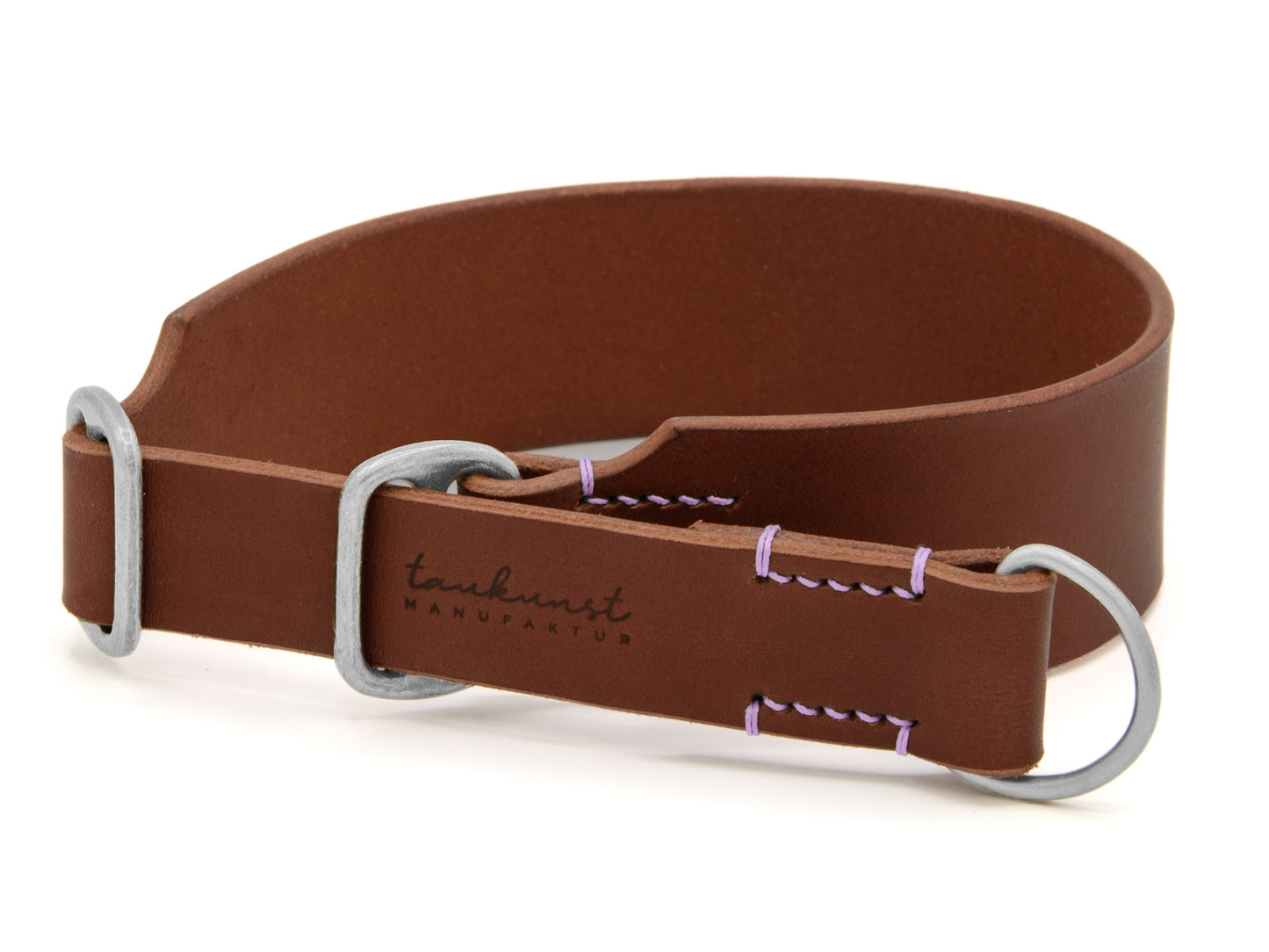 Zugstopp Lederhalsband 'Waldgeist' Braun Zugstopp Lederhalsband 'Waldgeist' Braun