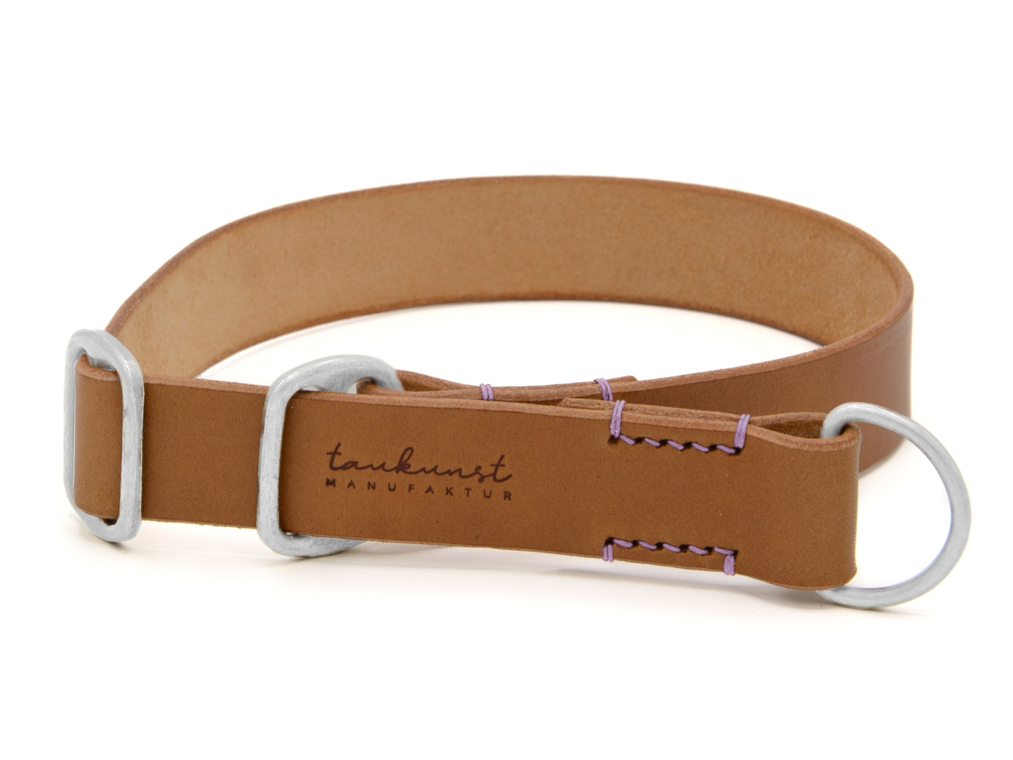 Zugstopp Lederhalsband 'Waldgeist' Camel Zugstopp Lederhalsband 'Waldgeist' Camel