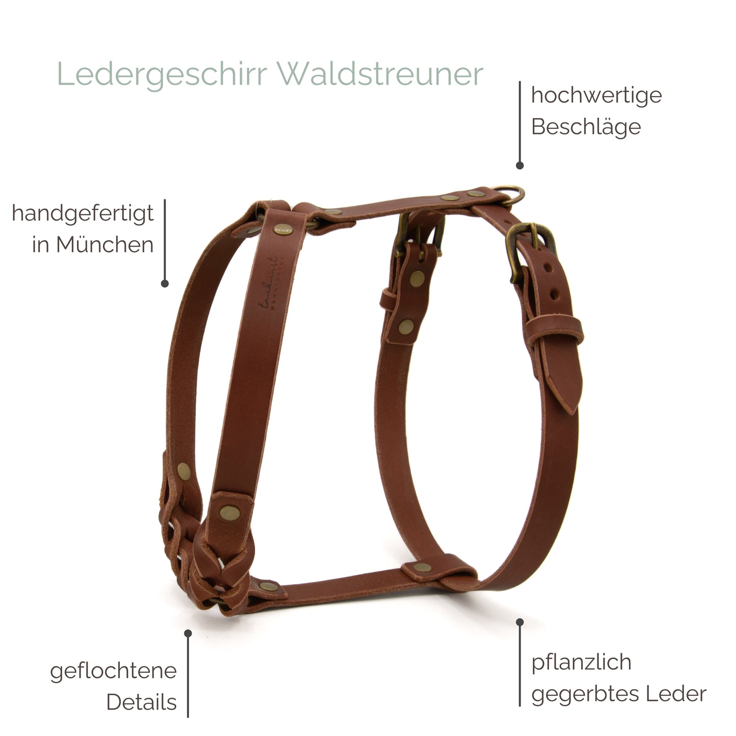 Ledergeschirr 'Waldstreuner' Braun Ledergeschirr 'Waldstreuner' Braun