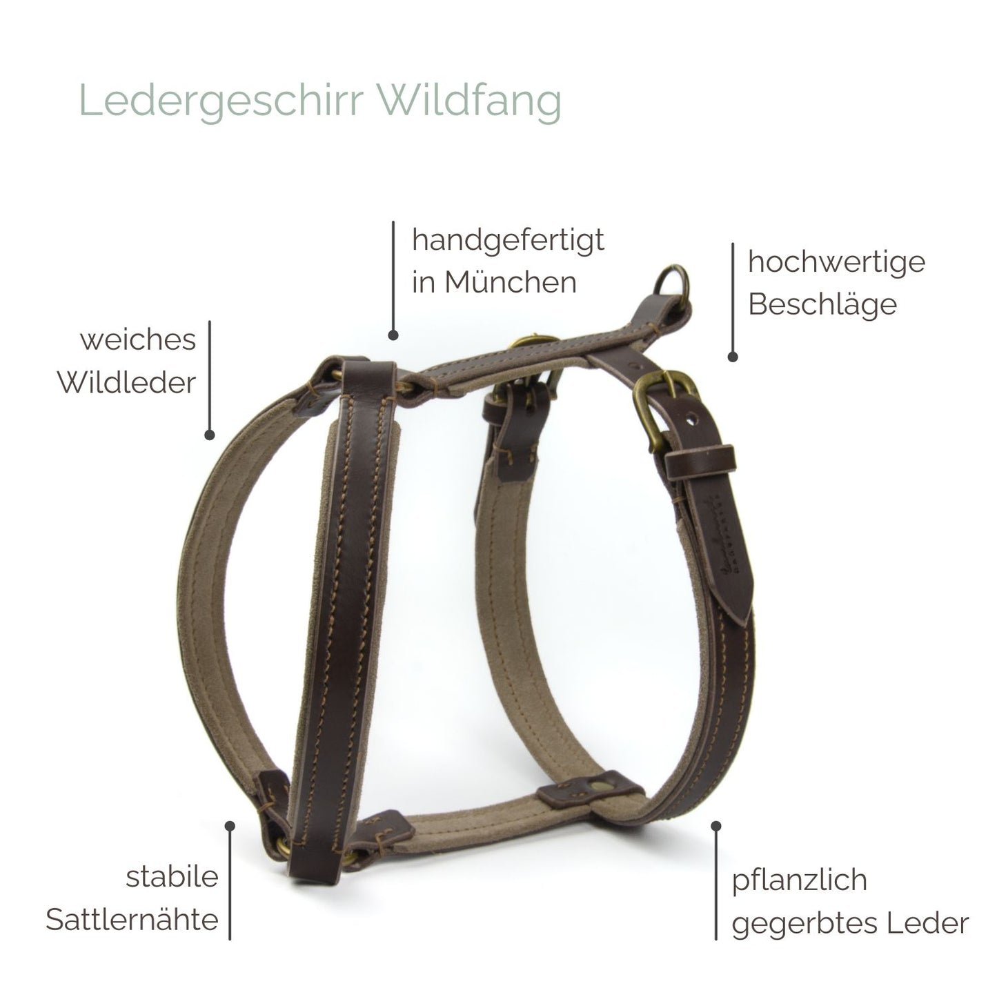 Ledergeschirr 'Wildfang' Ledergeschirr 'Wildfang'