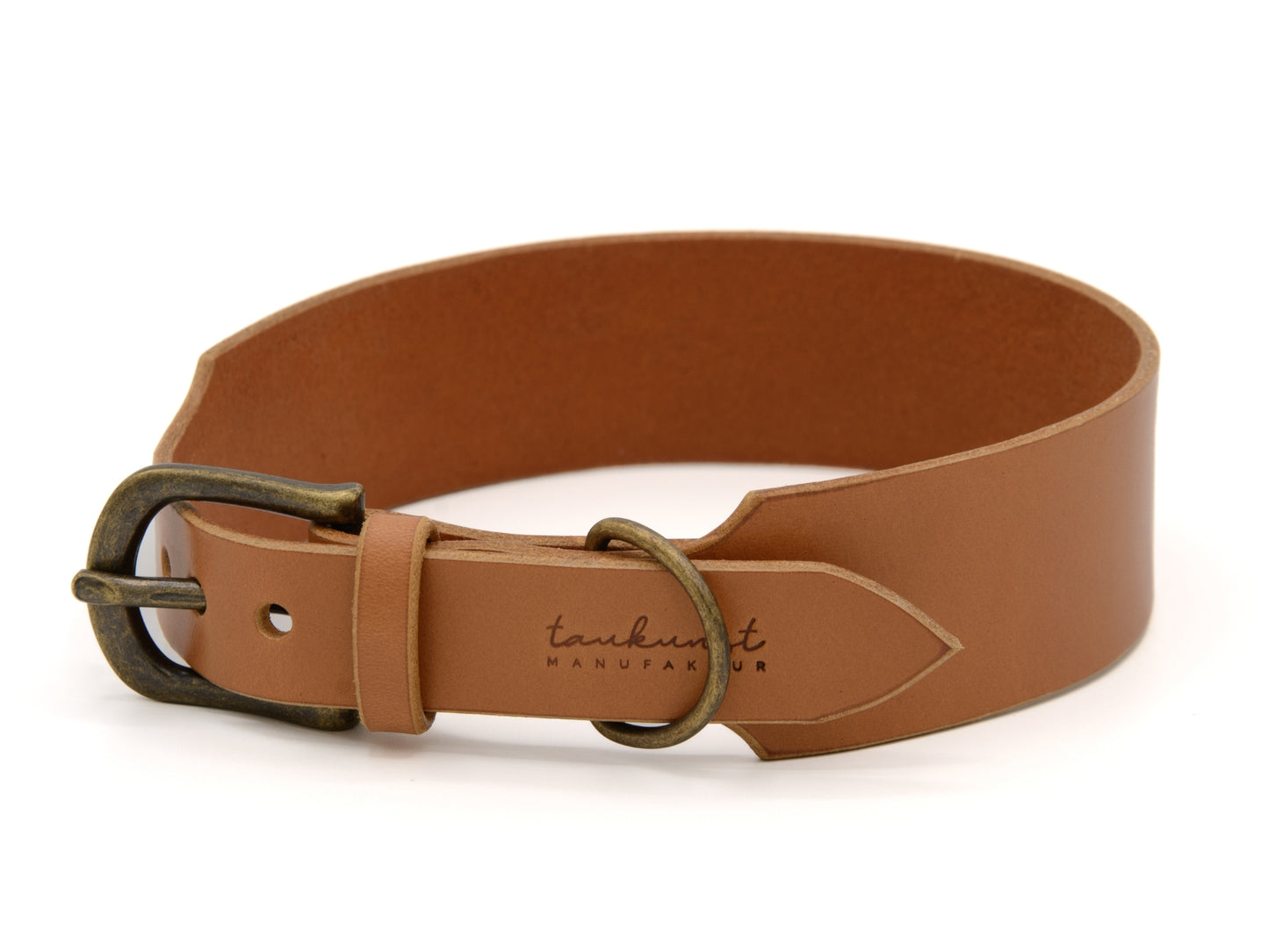 Lederhalsband 'Waldstreuner' Cognac Lederhalsband 'Waldstreuner' Cognac