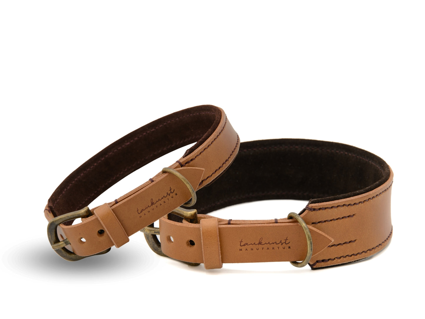 Lederhalsband 'Wildfang' Camel Lederhalsband 'Wildfang' Camel