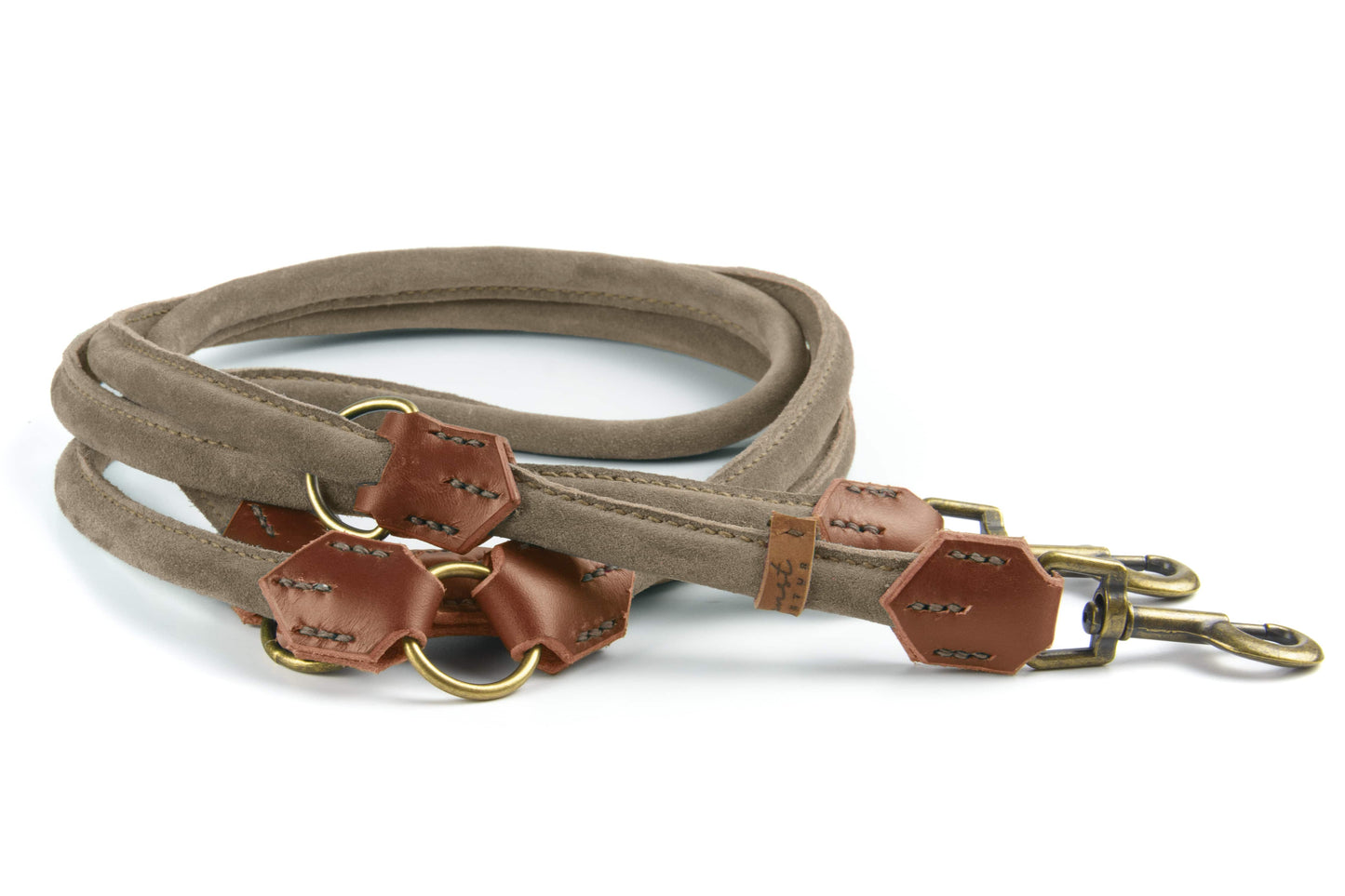 Wildlederleine 'Wildfang' Beige Wildlederleine 'Wildfang' Beige