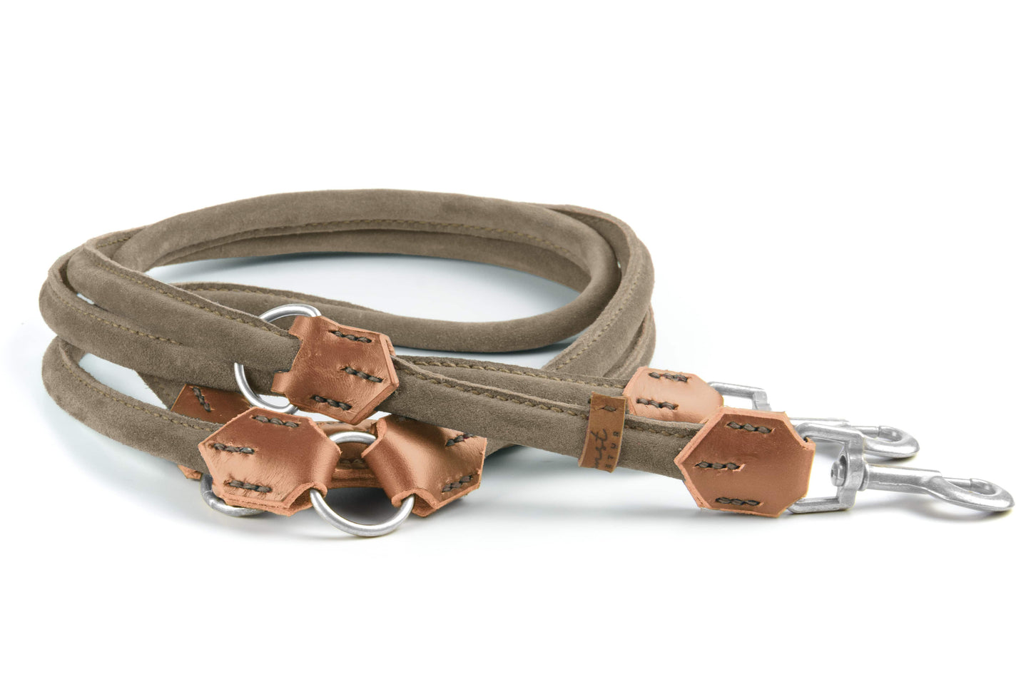 Wildlederleine 'Wildfang' Beige Wildlederleine 'Wildfang' Beige