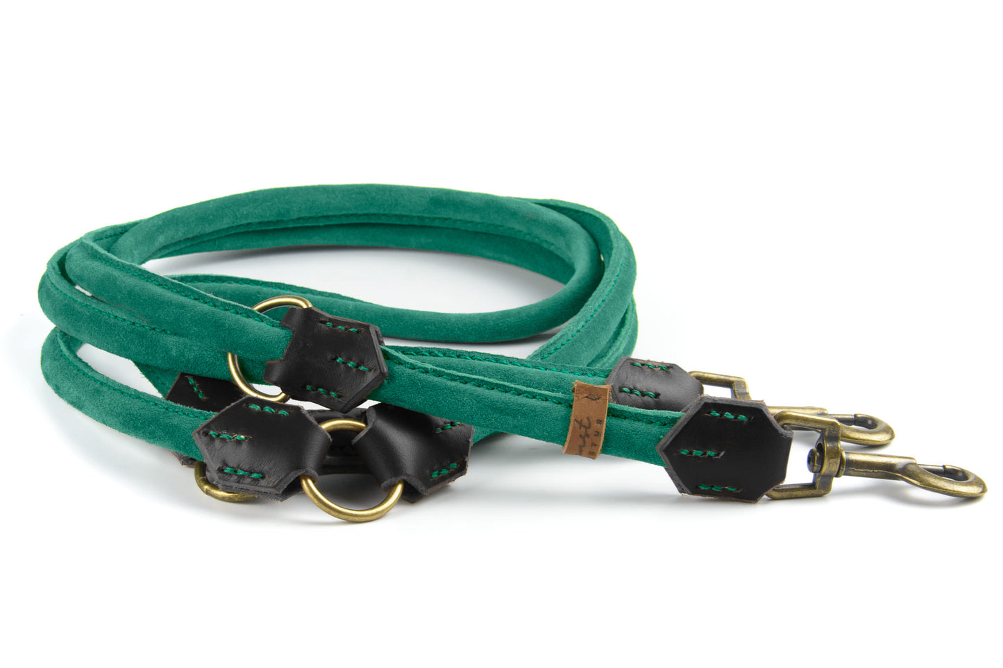 Wildlederleine 'Wildfang' Waldgrün Wildlederleine 'Wildfang' Waldgrün