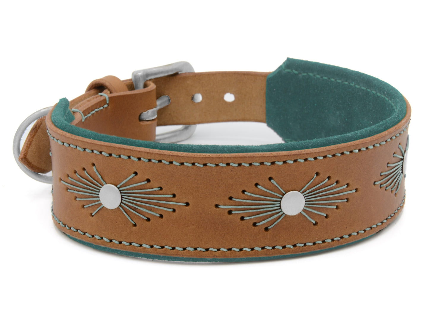 Lederhalsband 'Woodstock' Camel Lederhalsband 'Woodstock' Camel