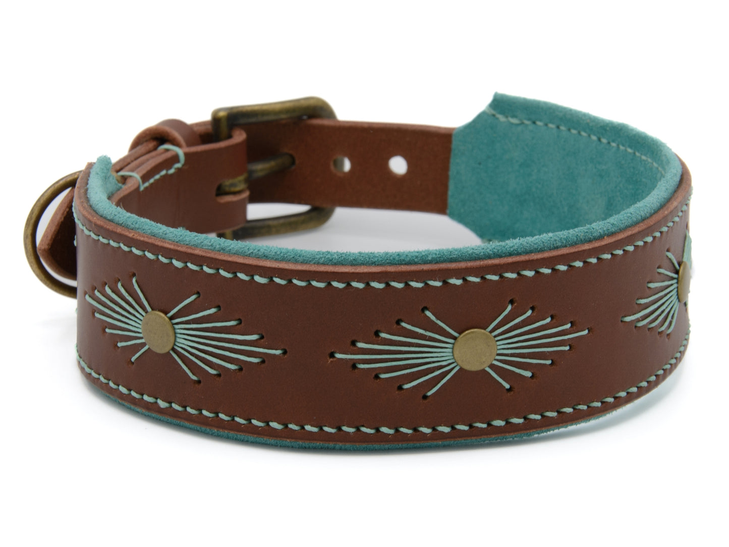 Lederhalsband 'Woodstock' Braun Lederhalsband 'Woodstock' Braun