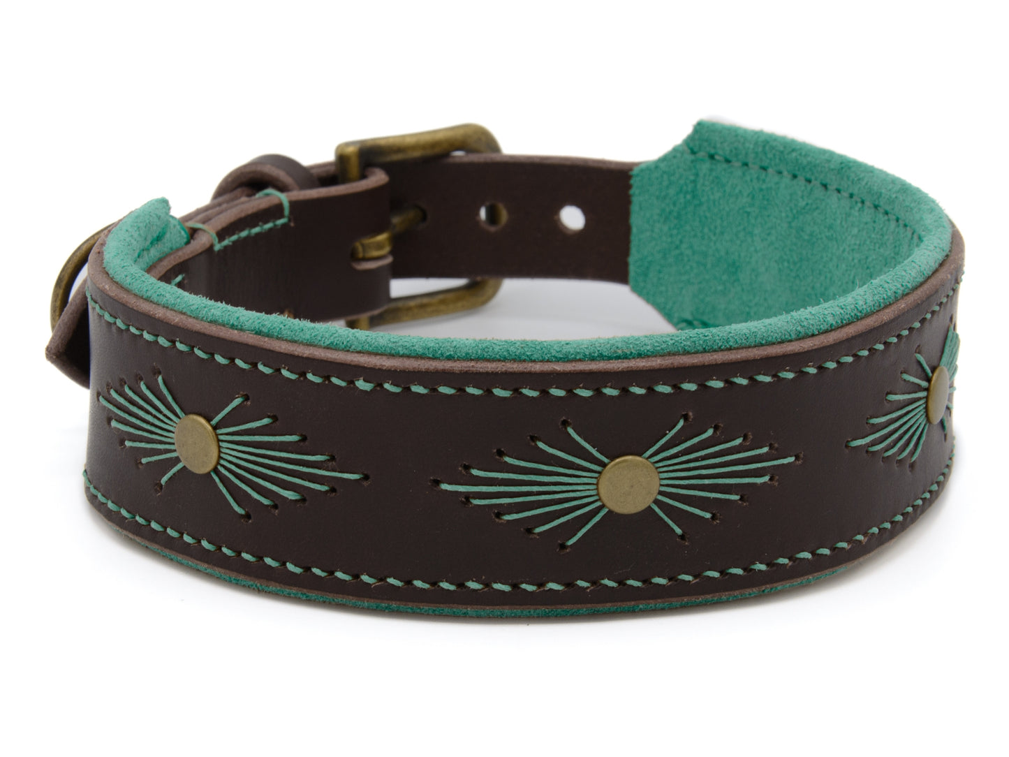 Lederhalsband 'Woodstock' Dunkelbraun Lederhalsband 'Woodstock' Dunkelbraun