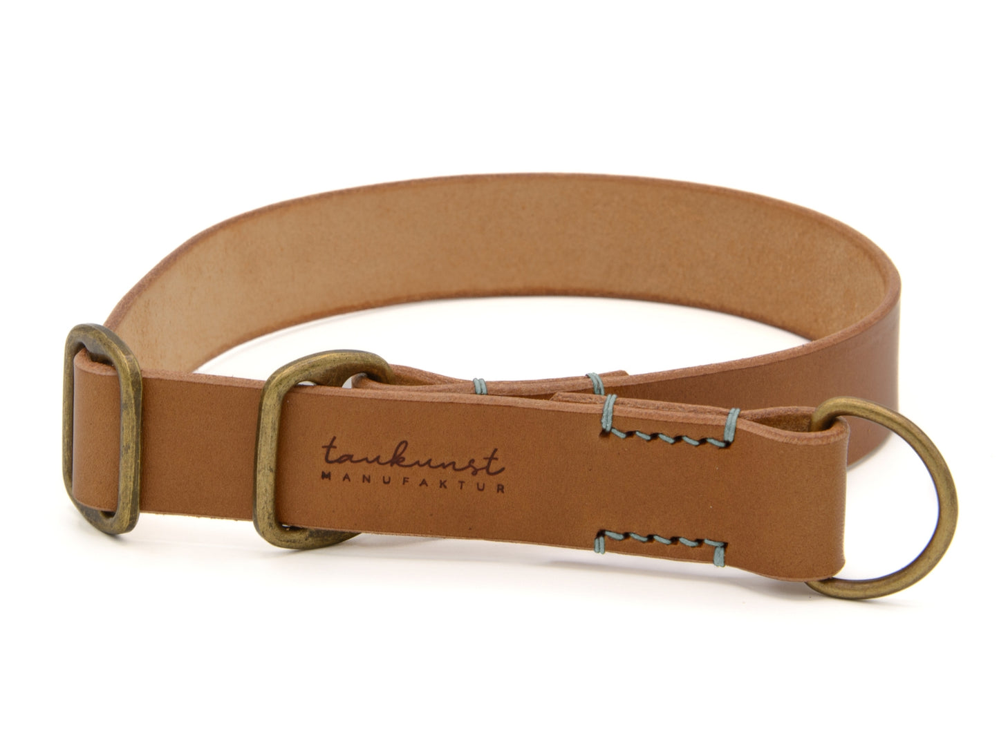 Zugstopp Lederhalsband 'Waldgeist' Camel Zugstopp Lederhalsband 'Waldgeist' Camel