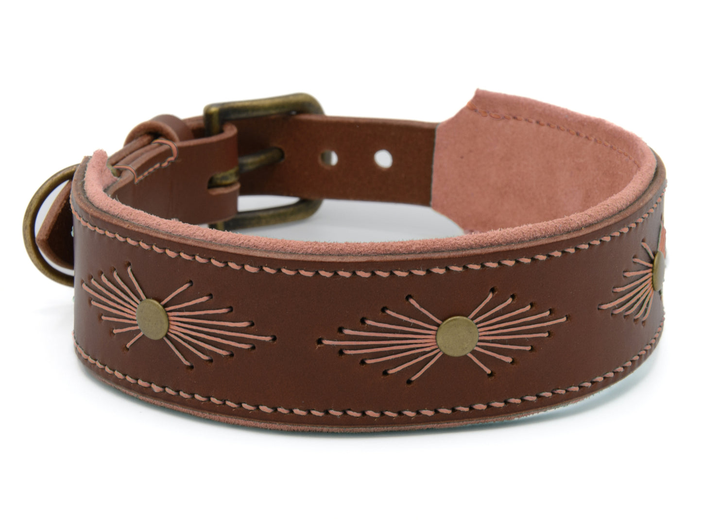 Lederhalsband 'Woodstock' Braun Lederhalsband 'Woodstock' Braun