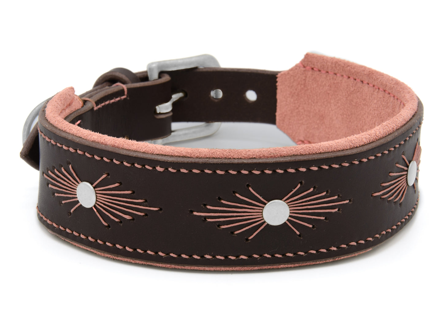 Lederhalsband 'Woodstock' Dunkelbraun Lederhalsband 'Woodstock' Dunkelbraun