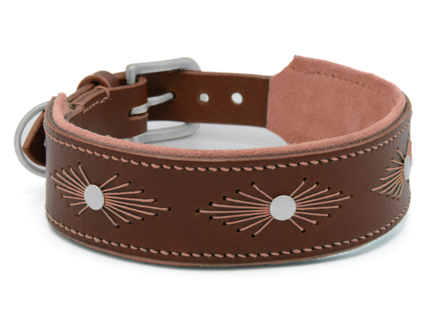 Lederhalsband 'Woodstock' Braun Lederhalsband 'Woodstock' Braun