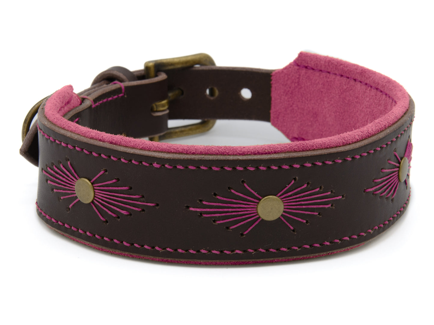 Lederhalsband 'Woodstock' Dunkelbraun Lederhalsband 'Woodstock' Dunkelbraun