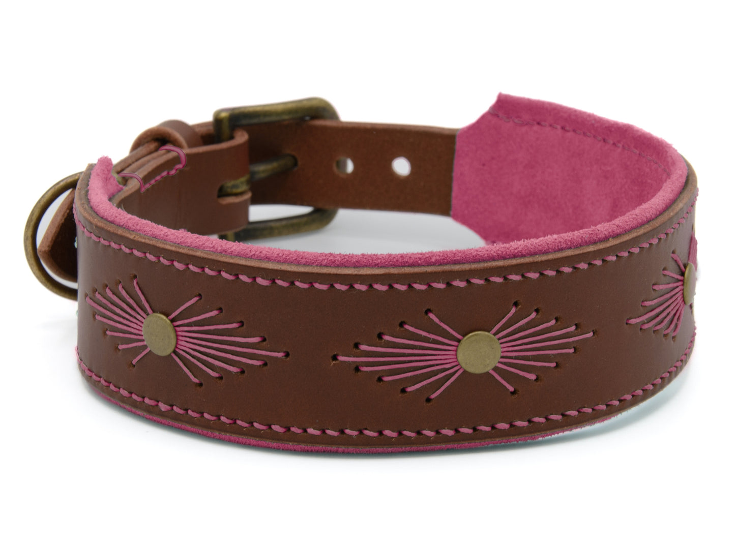 Lederhalsband 'Woodstock' Braun Lederhalsband 'Woodstock' Braun