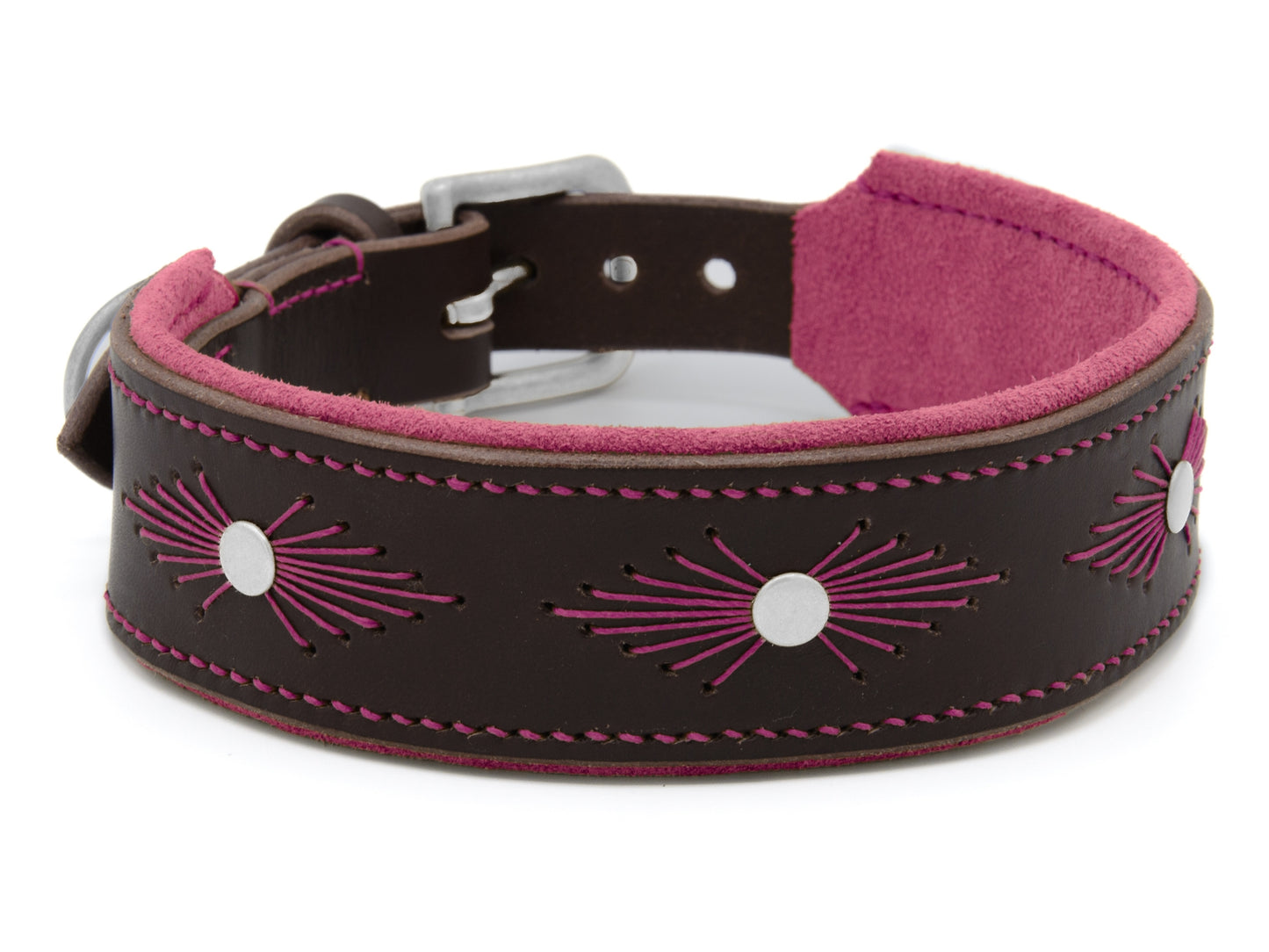 Lederhalsband 'Woodstock' Dunkelbraun Lederhalsband 'Woodstock' Dunkelbraun