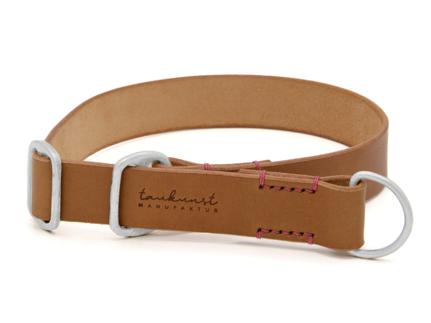 Zugstopp Lederhalsband 'Waldgeist' Camel Zugstopp Lederhalsband 'Waldgeist' Camel