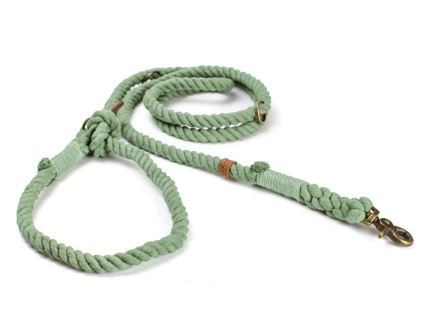 Retrieverleine Basil aus Tau Detail Retrieverleine Basil aus Tau Detail
