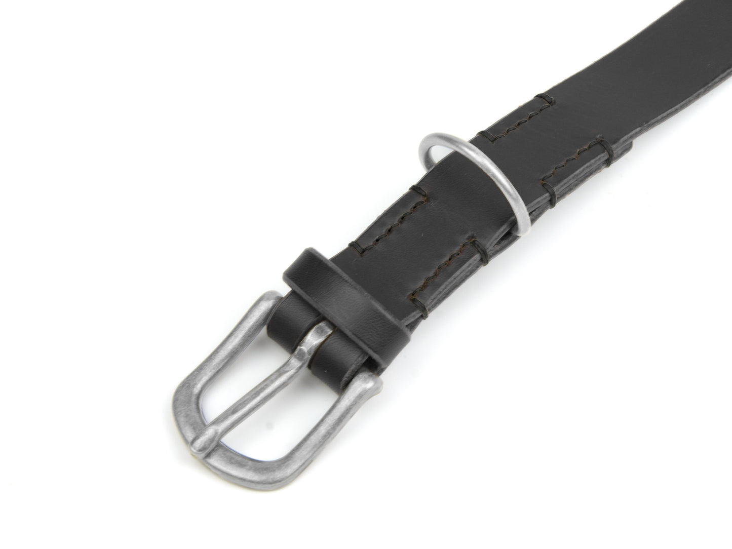 Lederhalsband 'Waldgeist' Schwarz Lederhalsband 'Waldgeist' Schwarz