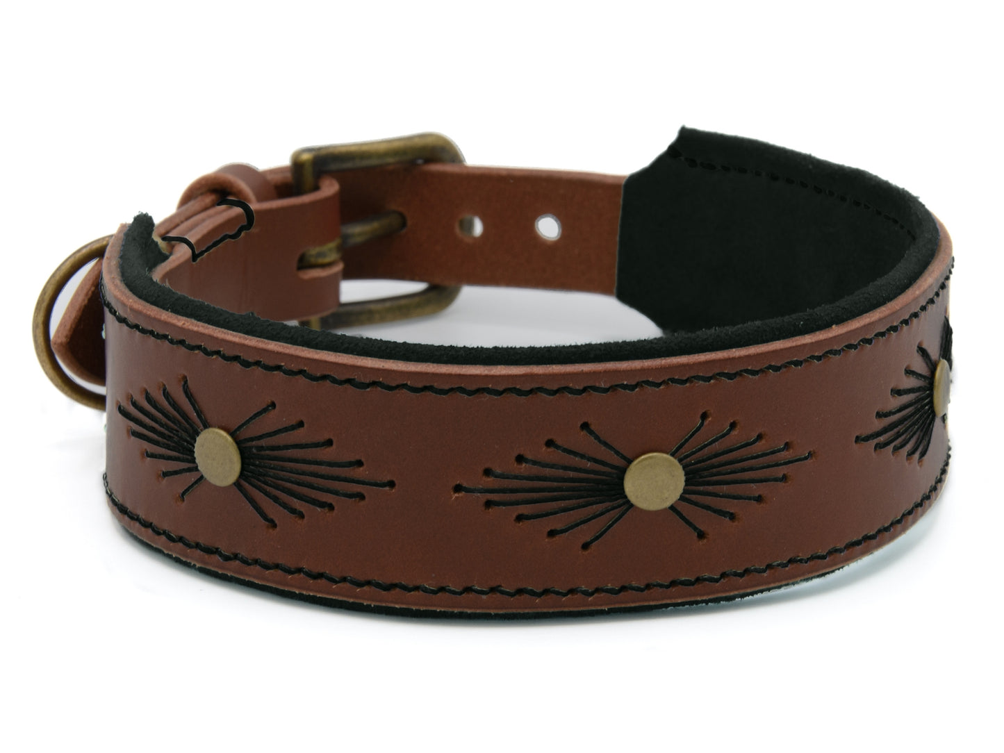 Lederhalsband 'Woodstock' Braun Lederhalsband 'Woodstock' Braun