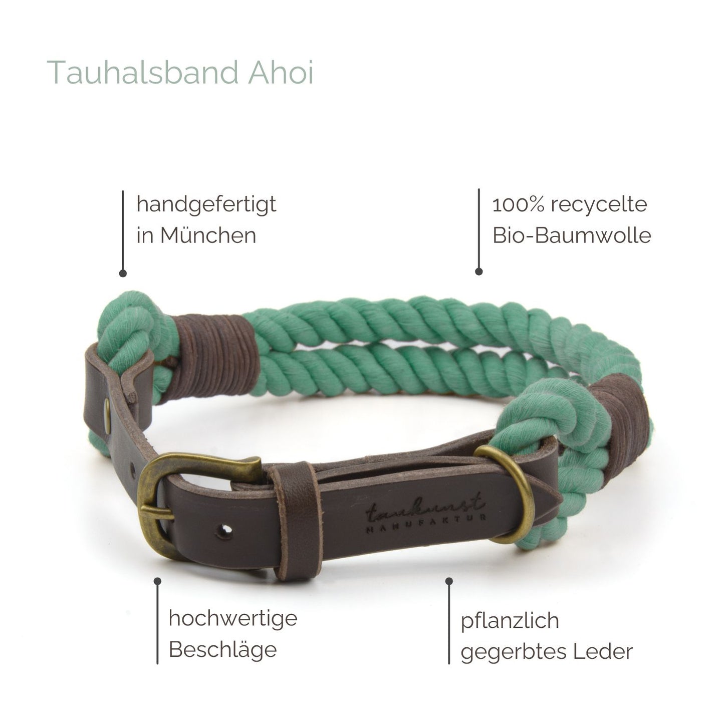 Tauhalsband 'Ahoi‘ Mint Tauhalsband 'Ahoi‘ Mint