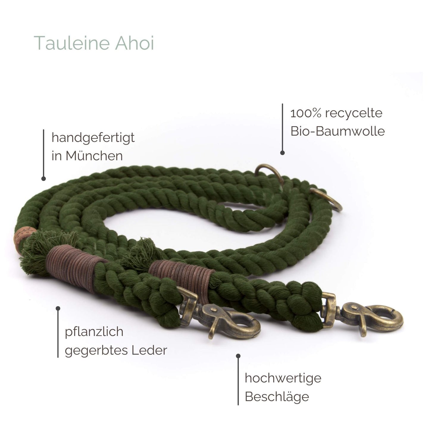 Tauleine 'Ahoi' Waldgrün Tauleine 'Ahoi' Waldgrün