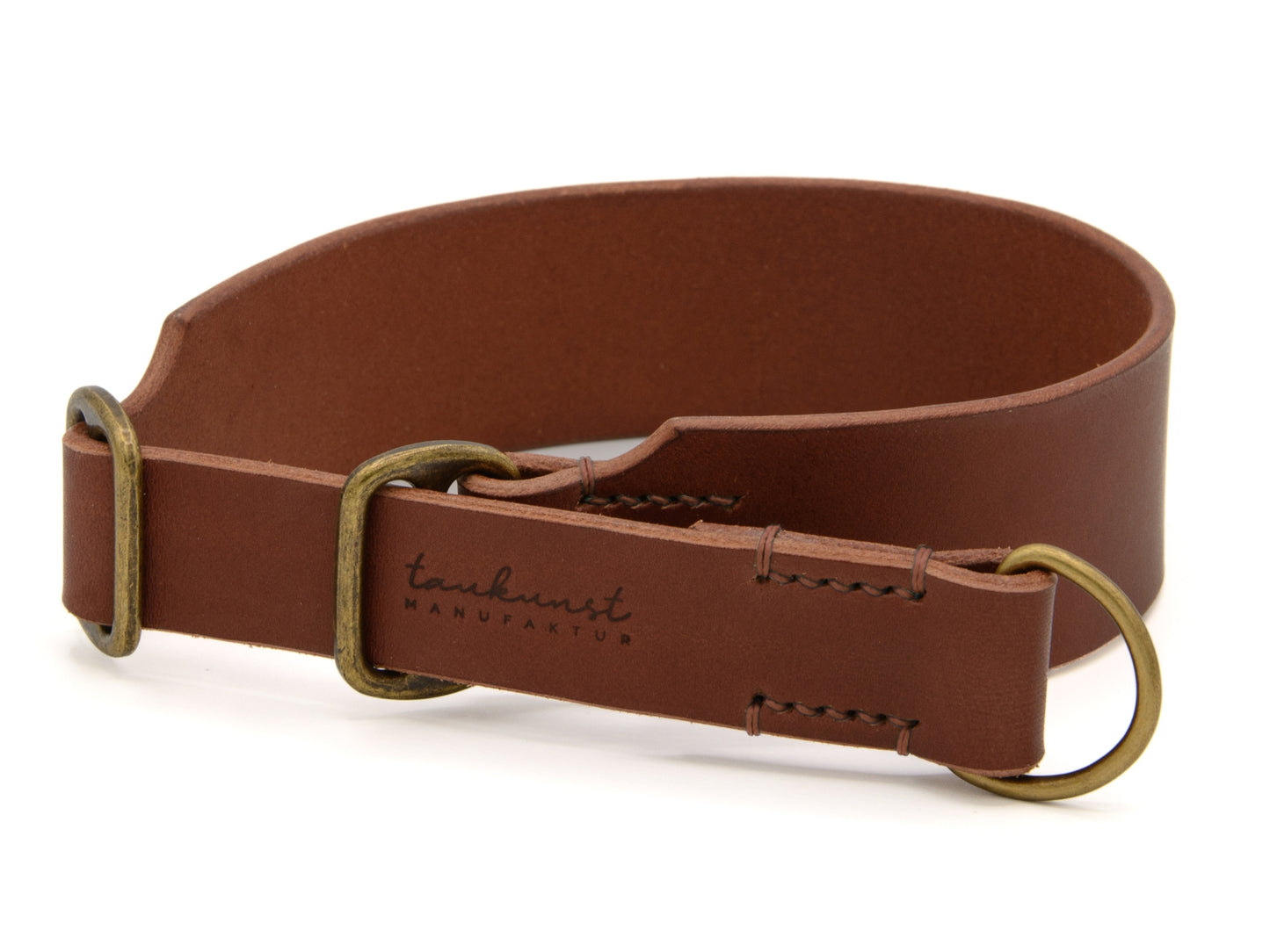 Zugstopp Lederhalsband 'Waldgeist' Braun Zugstopp Lederhalsband 'Waldgeist' Braun