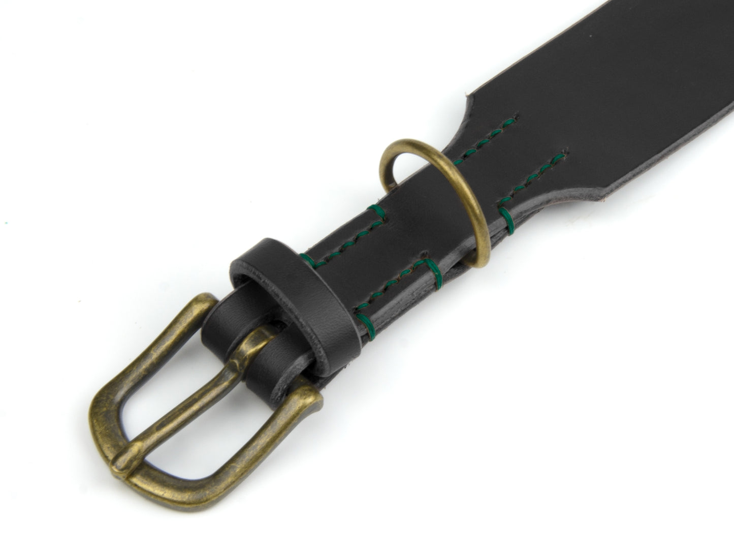 Lederhalsband 'Waldgeist' Schwarz Lederhalsband 'Waldgeist' Schwarz