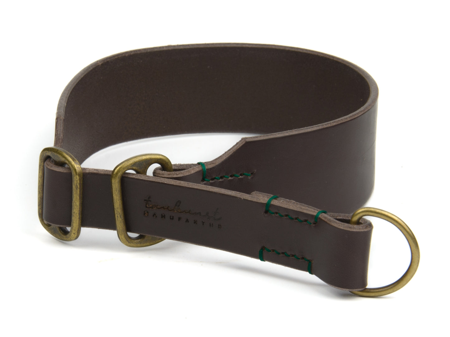 Zugstopp Lederhalsband 'Waldgeist' Dunkelbraun Zugstopp Lederhalsband 'Waldgeist' Dunkelbraun