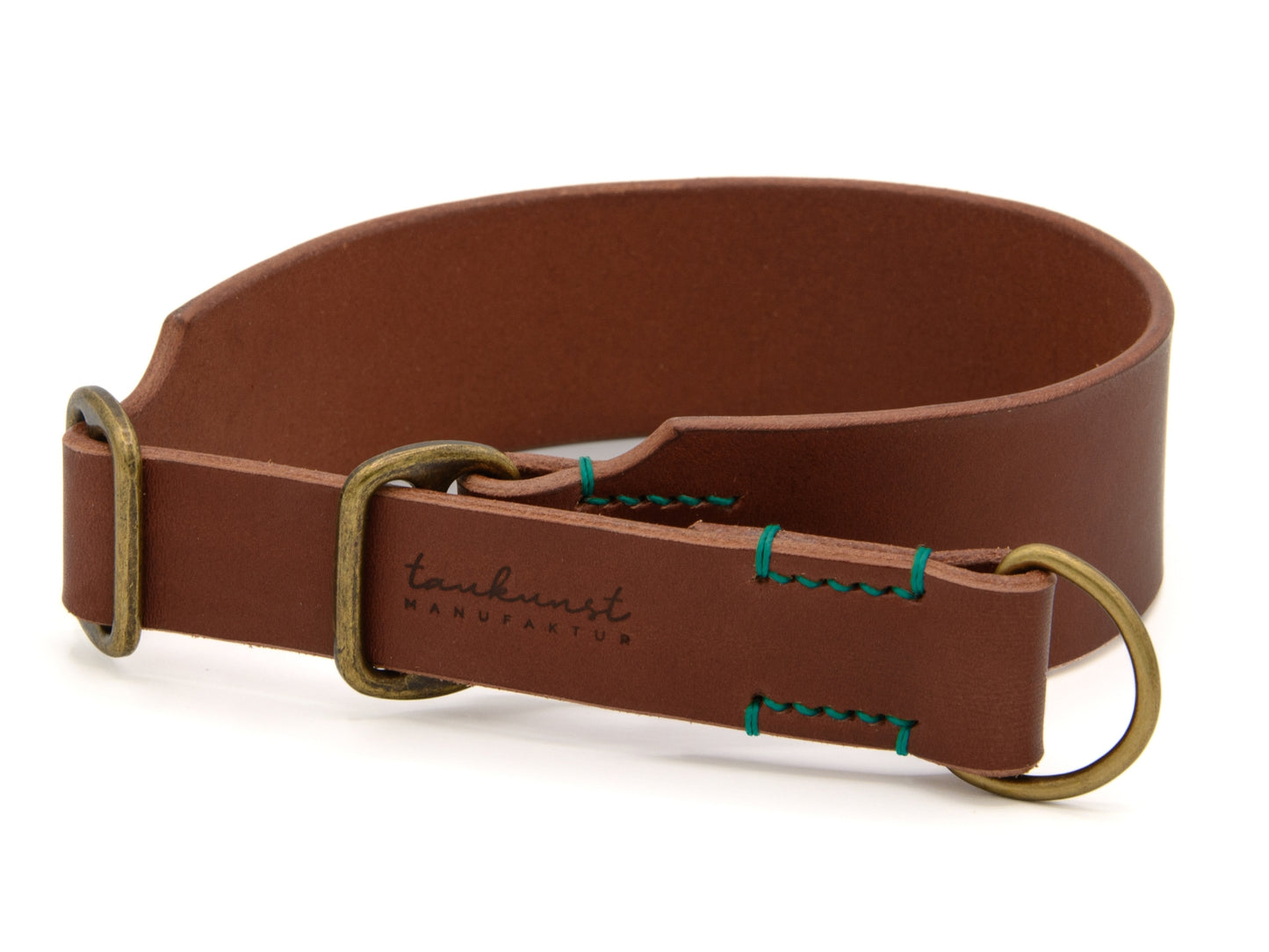 Zugstopp Lederhalsband 'Waldgeist' Braun Zugstopp Lederhalsband 'Waldgeist' Braun