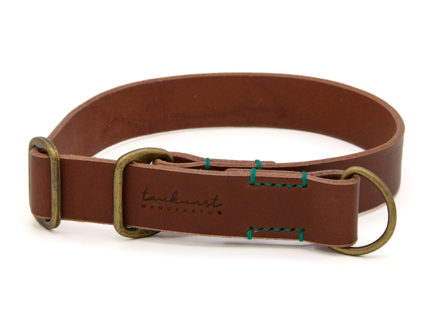 Zugstopp-Lederhalsband 'Waldgeist' Braun Zugstopp-Lederhalsband 'Waldgeist' Braun